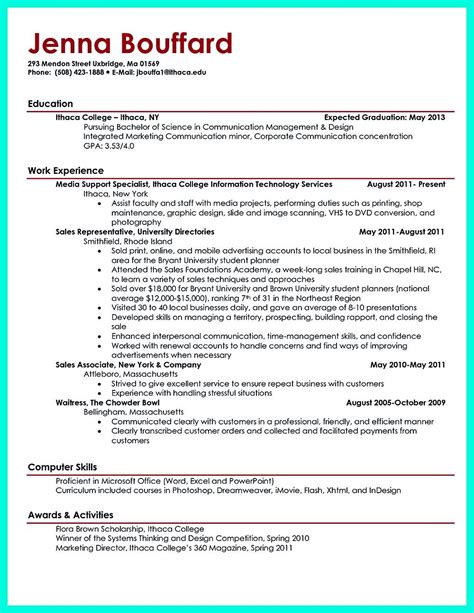 current college student resume  designed  fresh