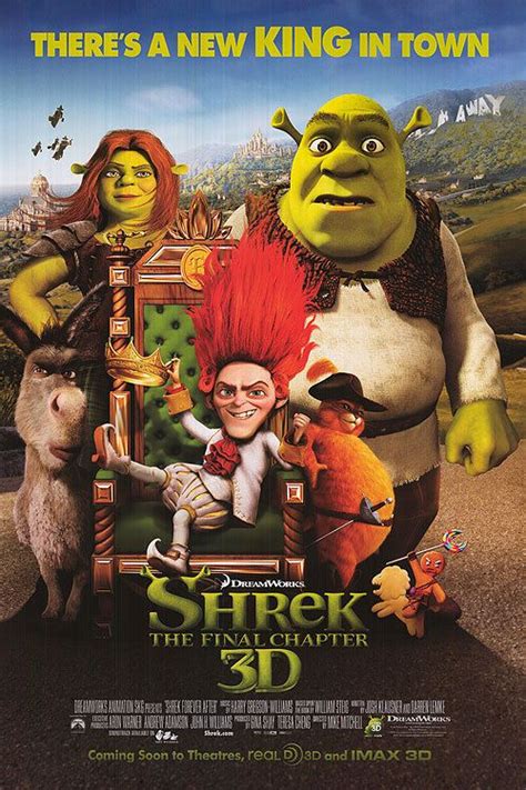 Shrek 4 Forever After Intl Orig Movie Poster Ds 27x40 Shrek Movie
