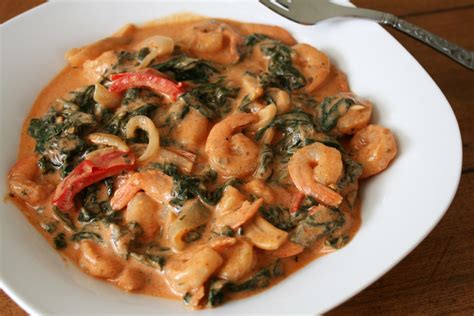 I Thee Cook Thai Coconut Shrimp And Spinach Curry