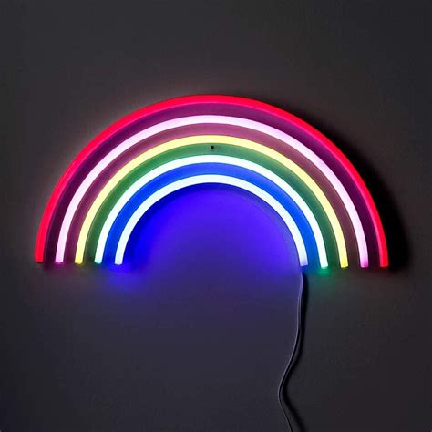 Multi Colored Rainbow Neon Sign Etsy