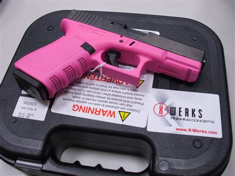 Glock 19 Gen 3 9mm X Werks Prison Pink Cerakote For Sale