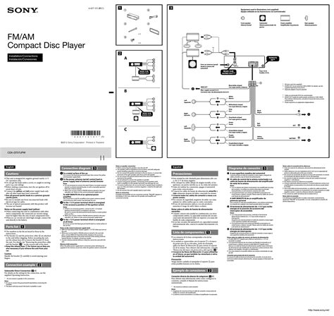 You know that reading sony cdx gt23w wiring diagram is helpful, because we can get enough detailed information online from your reading technology has developed, and reading sony cdx gt23w wiring diagram books can be far more convenient and simpler. Sony Cdx Gt71w Wiring Diagram | Free Wiring Diagram