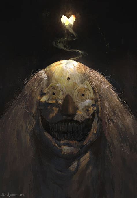 Nightmare By Vablo On Deviantart Scary Art Creepy Art Dark Fantasy Art