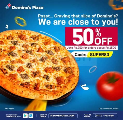 50 Off At Dominos Pizza Promo Code Included Synergyy