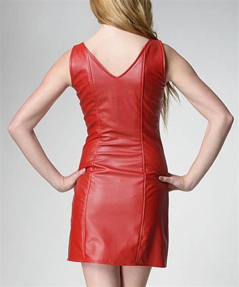 handmade women s lambskin red leather dress leather etsy