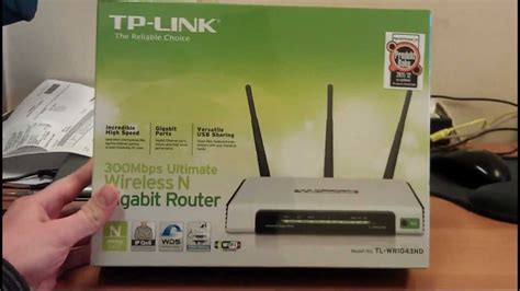 Unboxing Tp Link Tl Wr Nd Ultimate Wireless N Gigabit Router Youtube
