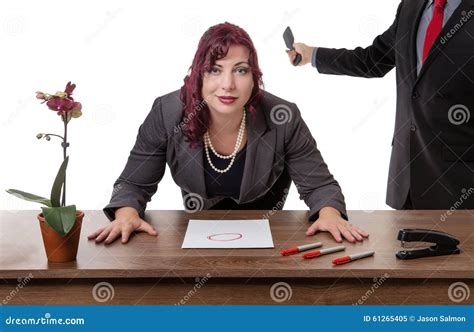 The Boss At Work Stock Image Image Of Submissive Corporate