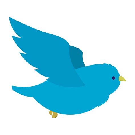 Flying Blue Bird Illustration 14020679 Vector Art At Vecteezy