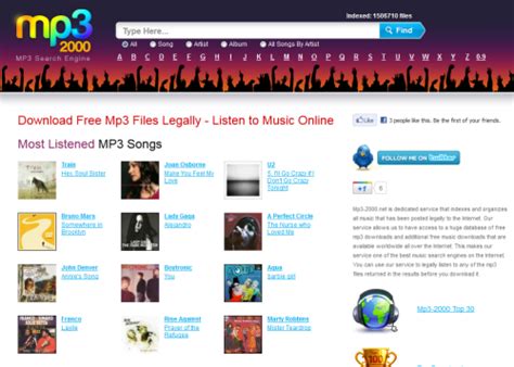 Your personal collection with favorite tracks and artists. MP3-2000.net - Awesome Site To Listen Free MP3s