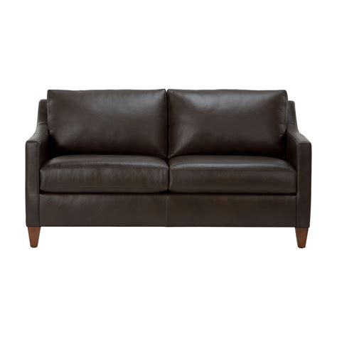 Monterey Two Cushion Leather Sofas And Loveseat Ethan Allen Us Love