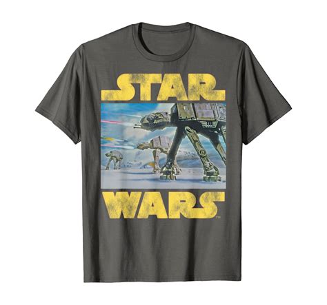 Star Wars Vintage Imperial At At Battle Of Hoth T Shirt