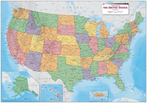 Acquire Map Of The United States Free Vector