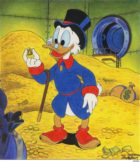 Duck Tales - Scrooge in his money vault | Donald Duck | Pinterest ...