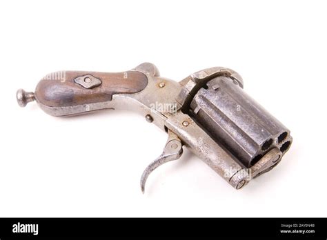 Lefaucheux Revolver 1900 Jahrhuntert Lefaucheux Gun 1900 Cetury Stock