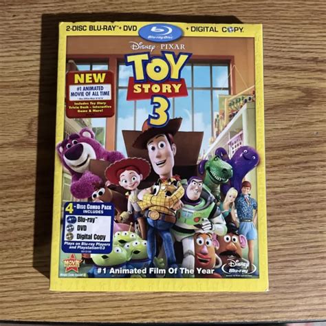 Toy Story 3 Disney Pixar 4 Disques Blu Raydvd Copie Numérique