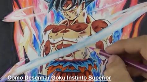Como Desenhar Goku Instinto Superior Completo Youtube