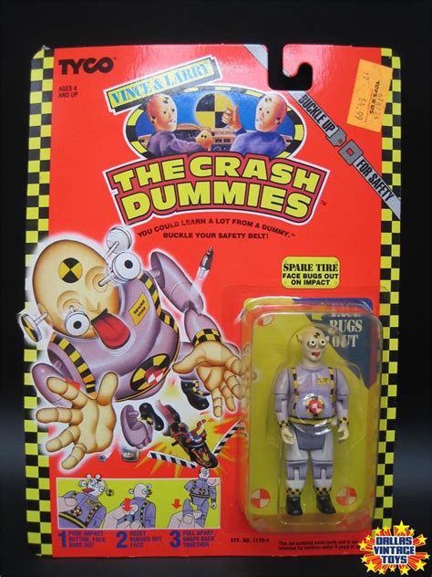 1991 TYCO The Incredible Crash Dummies Carded Spare Tire 1D