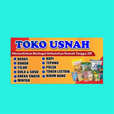 5 Contoh Banner Toko Sembako Yang Menarik Imagesee