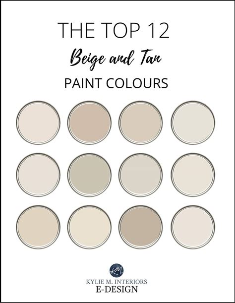 The 12 Most Popular Beige And Tan Paint Colours Kylie M Interiors