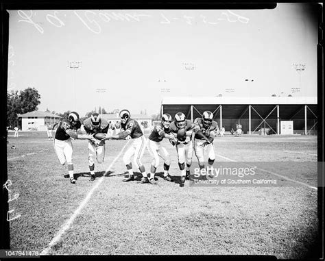 Football Professional July 25 1959 Los Angeles Rams Caption Slip