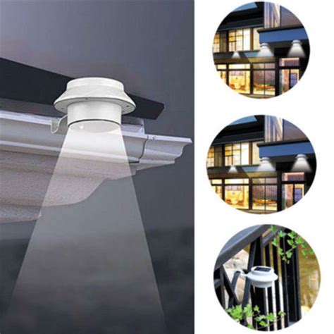 Garden lighting is a must so you can enjoy spending time in your garden after dark during the warmer months, and it can go a long way towards creating solar wall lights look great attached to your wall or fence to create focused lighting. GZYF Solar Powered LED Gutter Light 3-LED Solar Fence ...