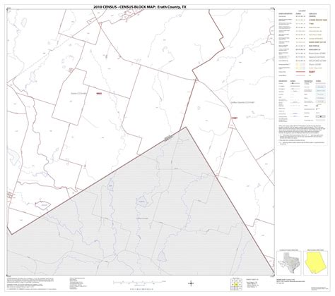 2010 Census County Block Map Erath County Block 30 The Portal To