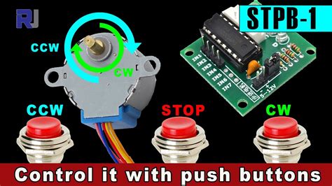 Stpb 1 Control Stepper 28byj 48 Push Buttons Using Arduino Code Ccw