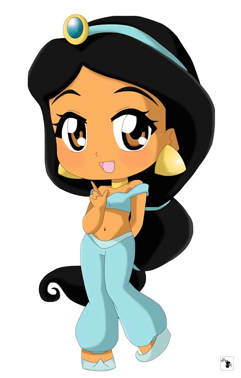Princess Jasmine Chibi By Amyroseharuka On Deviantart