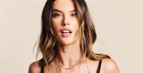 Alessandra Ambrosio Shows Off Her Boobs In Gucci Lingerie