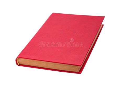 Libro Rojo Cerrado Aislado Foto De Archivo Imagen De Cuaderno 51893204
