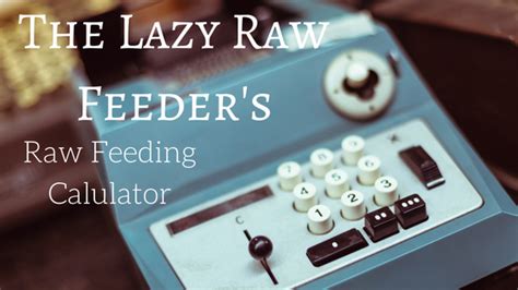 Check spelling or type a new query. Raw Dog Food Calculator | Raw feeding for dogs, Dog food ...