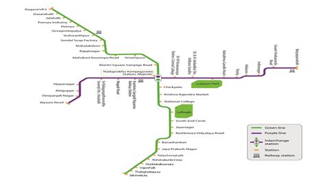 Bangalore Metro Map Timings Routes Phase 2 Stations
