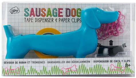 Desktop Sausage Dog Tape Dispenser Set Diy Dog Stuff Weenie Dogs