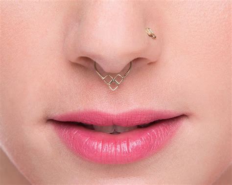 Gold Septum Jewelry Solid Gold Septum Ring Gold Septum Ring Etsy Septum Ring Septum Jewelry