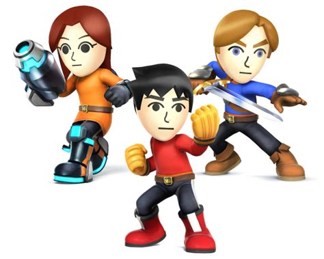 Super Smash Bros Para Nintendo 3ds Wii U Combatiente Mii