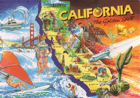 California Cartoon Map A Photo On Flickriver