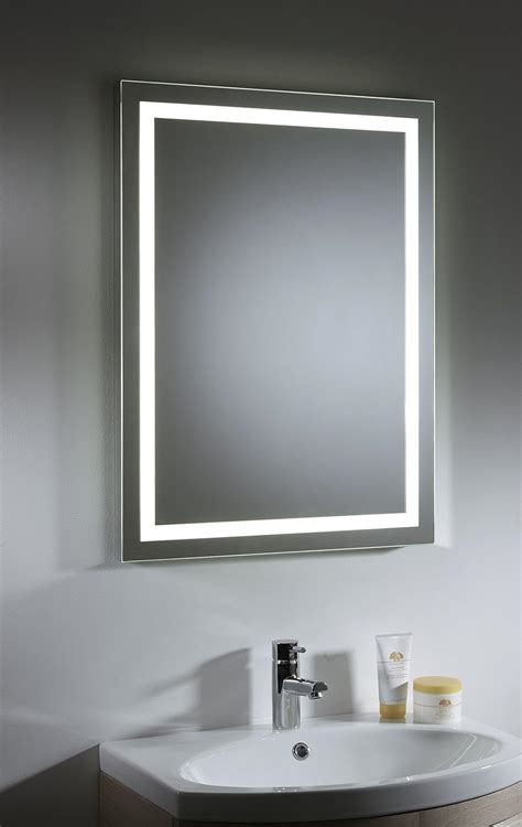 Tavistock Toro Large Illuminated Led Backlit Bathroom Mirror With Heated Demister Pad Sensor
