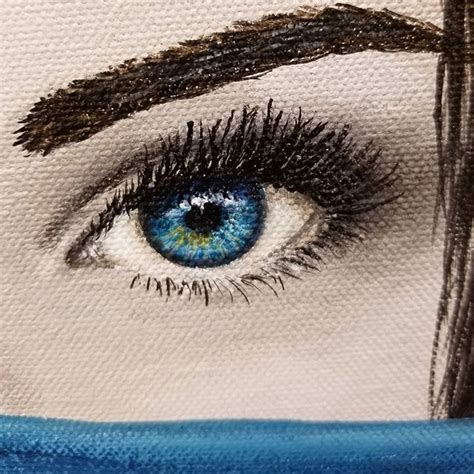 Free Acrylic Painting Tutorial How To Paint Eyes By Angela Anderson