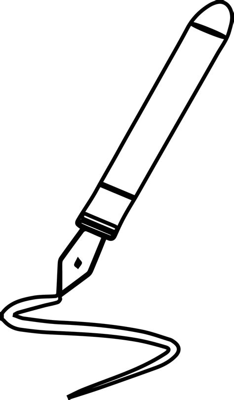 Pen Coloring Pages Coloring Home