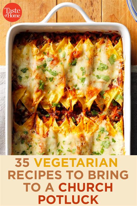 36 Praiseworthy Vegetarian Potluck Recipes Vegetarian Recipes Dinner
