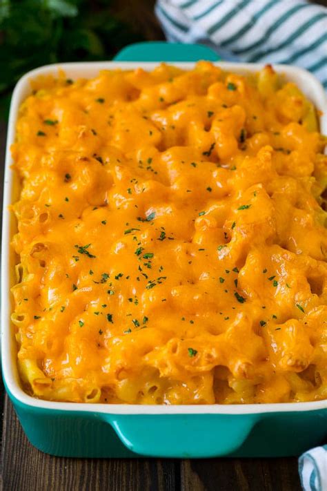 After the 2 layers are complete, bake in the oven for 20 minutes or until heated through. Southern Mac and Cheese - Dinner at the Zoo