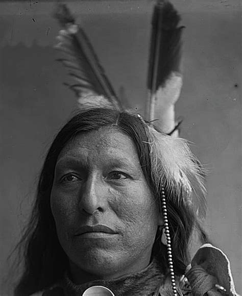 Upper Brule Sioux Man Leading Hawk1900 Vintage Native American