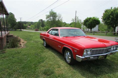 Chevrolet Impala Fastback 1966 Red For Sale 168376y117924 The Real