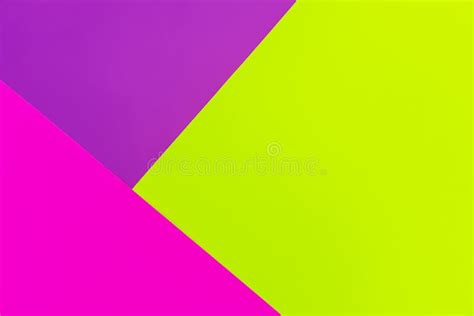 Trendy Bold Color Neon Background In Pink Violet And Green Stock Image
