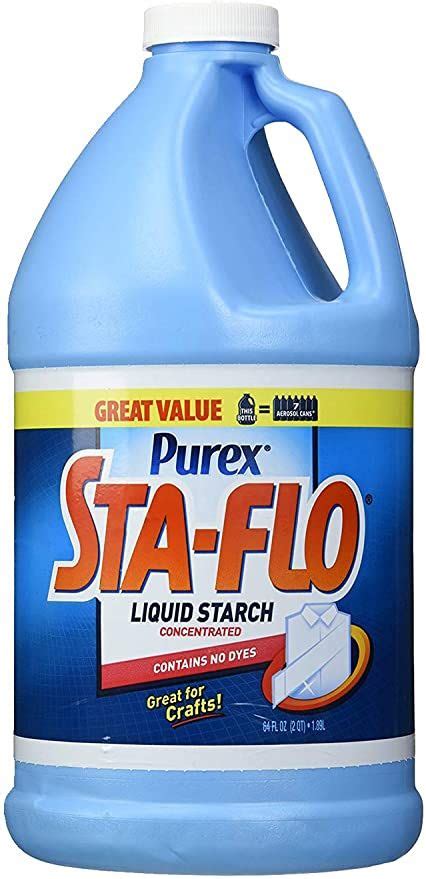 Purex Sta Flo Liquid Starch 64 Ounce Industrial