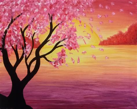 Sakura At Sunset By 102vvv On Deviantart