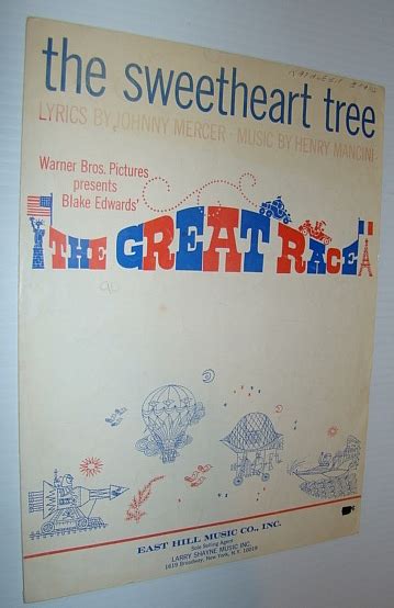 The Sweetheart Tree Sheet Music For Vocal And Piano By Mancini Henry Mercer Johnny Good