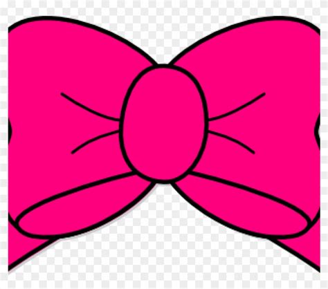 Pink Bow Clipart Transparent