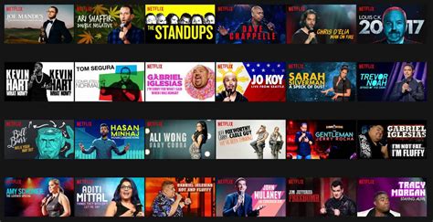 Netflix Original Stand Up Comedy Specials
