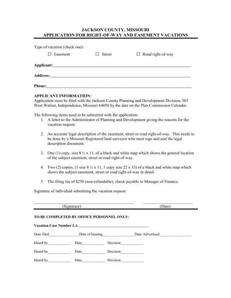 Jackson County Missouri Application